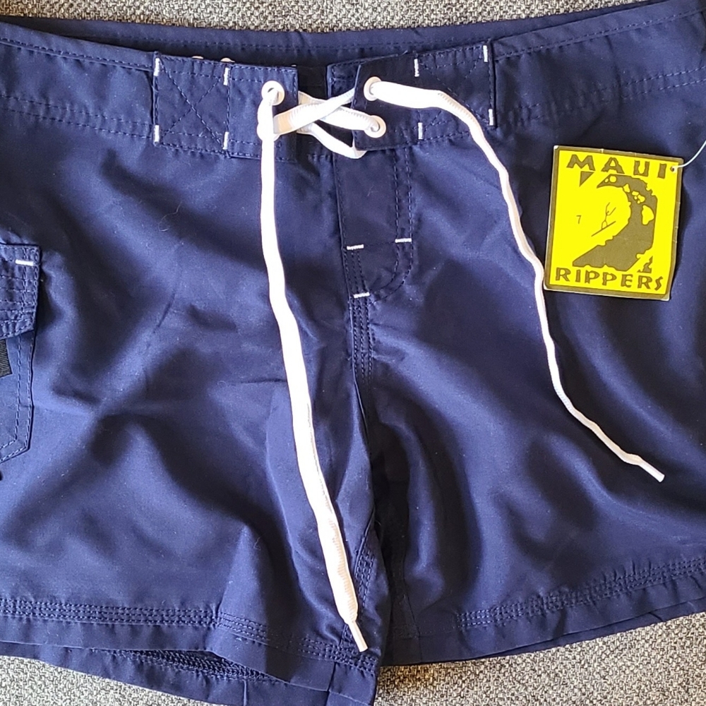 Women's Board shorts, by Maui Rippers Size 7 NWT